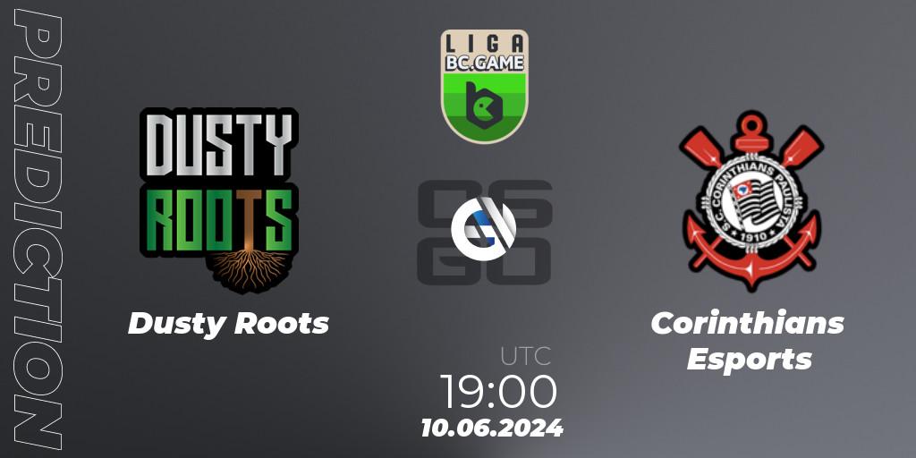 Dusty Roots contre Corinthians Esports : prédiction de match. 10.06.2024 at 19:00. Counter-Strike (CS2), Dust2 Brasil Liga Season 3
