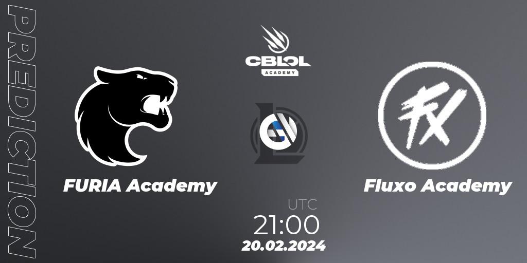 FURIA Academy contre Fluxo Academy : prédiction de match. 20.02.24. LoL, CBLOL Academy Split 1 2024