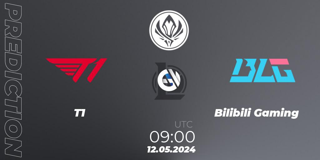 T1 contre Bilibili Gaming : prédiction de match. 12.05.24. LoL, Mid Season Invitational 2024 - Bracket Stage