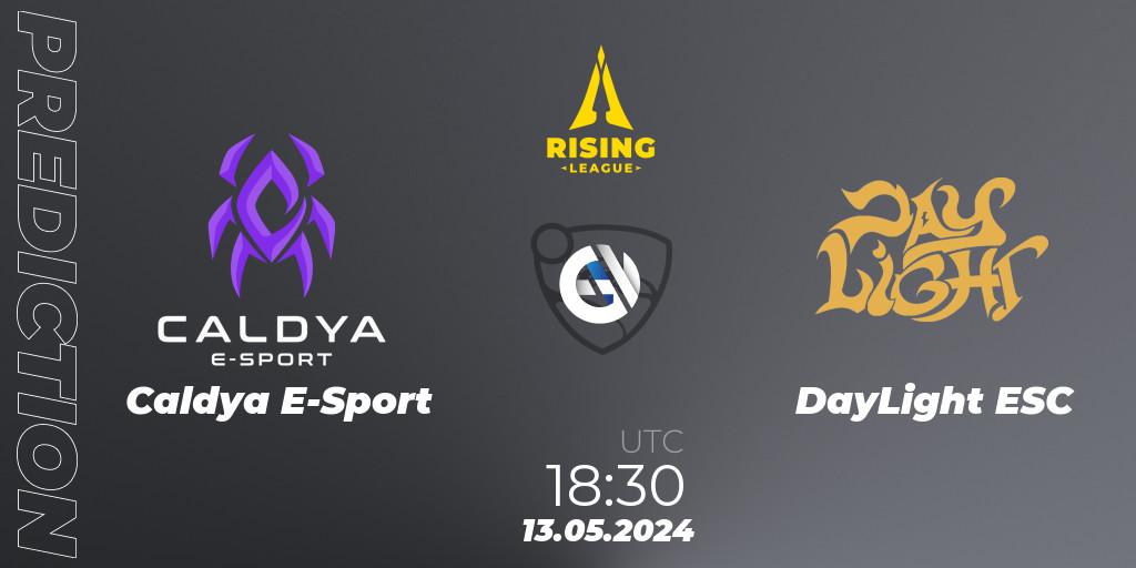 Caldya E-Sport contre DayLight ESC : prédiction de match. 13.05.2024 at 18:25. Rocket League, Rising League 2024 — Split 1 — Main Event