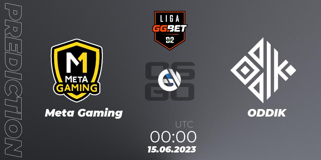 Meta Gaming Brasil contre ODDIK : prédiction de match. 15.06.2023 at 00:00. Counter-Strike (CS2), Dust2 Brasil Liga Season 1