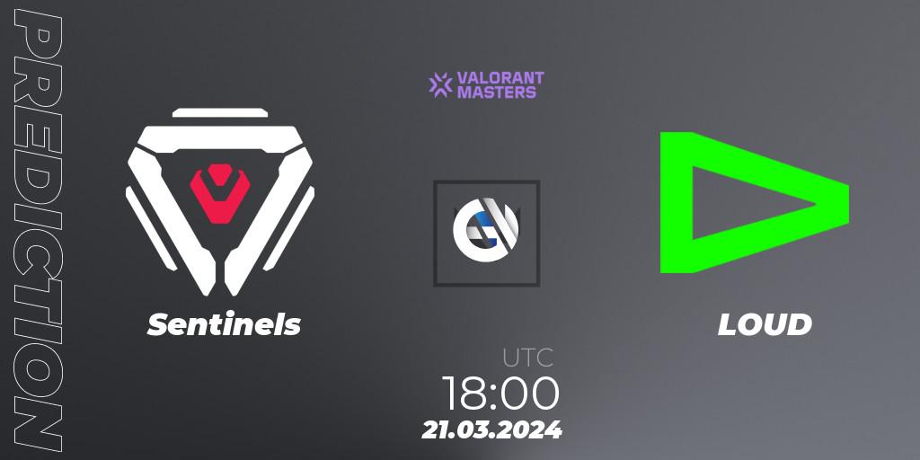 Sentinels contre LOUD : prédiction de match. 21.03.24. VALORANT, VCT 2024: Masters Madrid