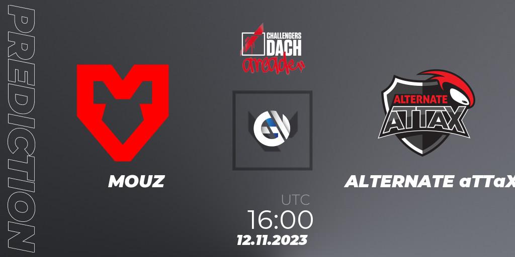 MOUZ contre ALTERNATE aTTaX : prédiction de match. 12.11.23. VALORANT, VALORANT Challengers 2023 DACH: Arcade