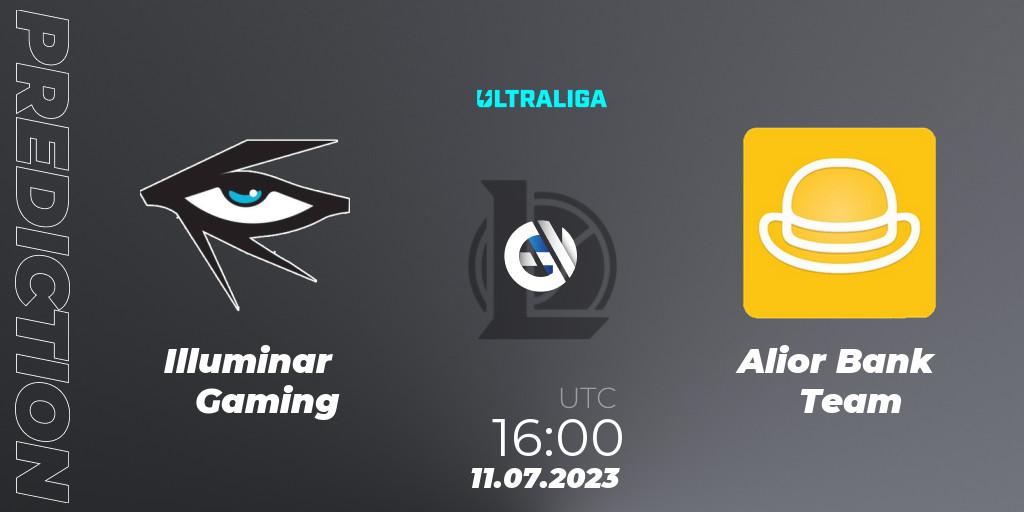 Illuminar Gaming contre Alior Bank Team : prédiction de match. 11.07.2023 at 16:00. LoL, Ultraliga Season 10 2023 Regular Season