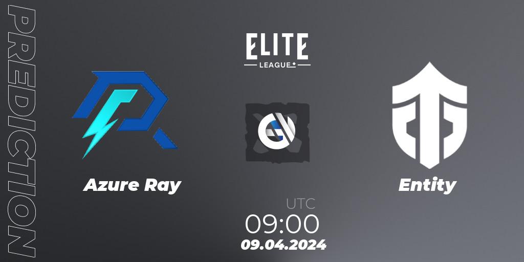 Azure Ray contre Entity : prédiction de match. 09.04.24. Dota 2, Elite League: Round-Robin Stage