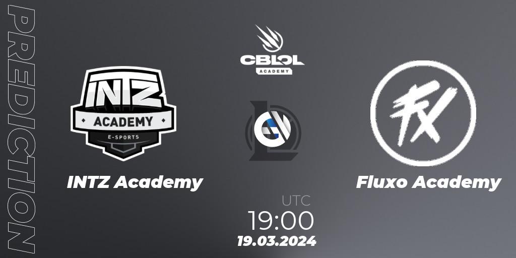 INTZ Academy contre Fluxo Academy : prédiction de match. 19.03.24. LoL, CBLOL Academy Split 1 2024