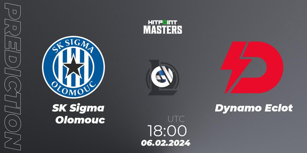 SK Sigma Olomouc contre Dynamo Eclot : prédiction de match. 06.02.24. LoL, Hitpoint Masters Spring 2024