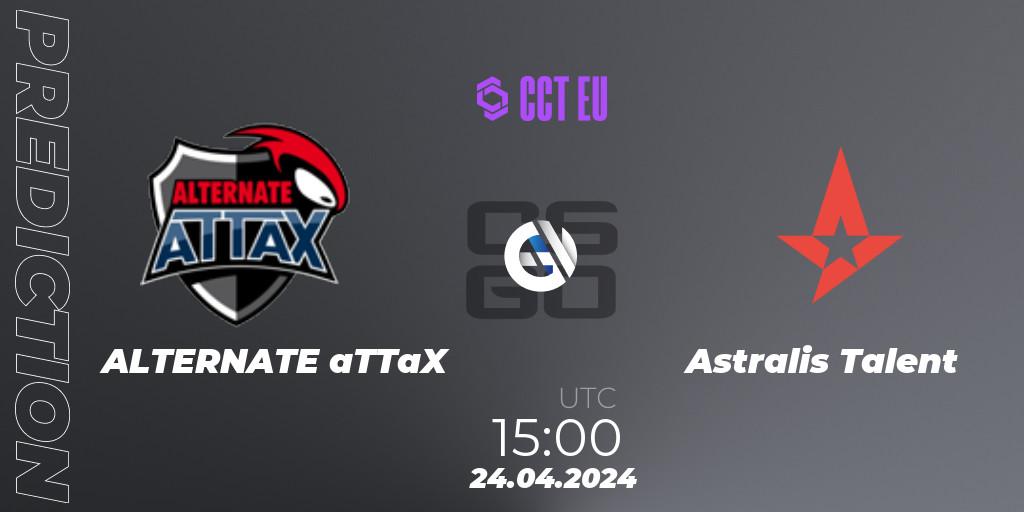 ALTERNATE aTTaX contre Astralis Talent : prédiction de match. 24.04.24. CS2 (CS:GO), CCT Season 2 Europe Series 2 Closed Qualifier