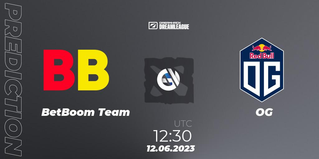 BetBoom Team contre OG : prédiction de match. 12.06.23. Dota 2, DreamLeague Season 20 - Group Stage 1