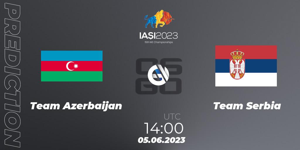 Team Azerbaijan contre Serbia : prédiction de match. 05.06.23. CS2 (CS:GO), IESF World Esports Championship 2023: Eastern Europe Qualifier