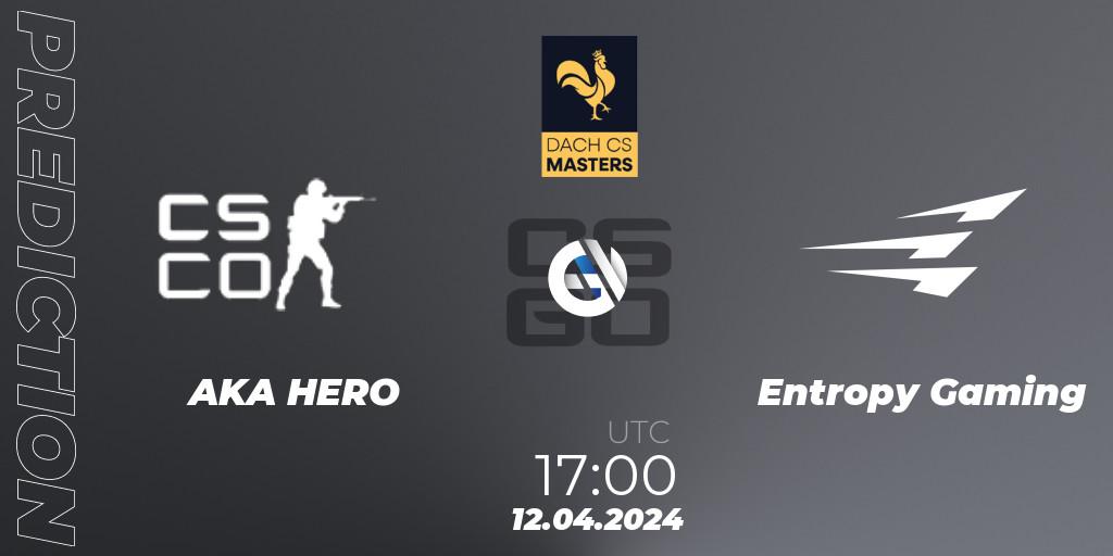 AKA HERO contre Entropy Gaming : prédiction de match. 10.04.24. CS2 (CS:GO), DACH CS Masters Season 1: Division 2