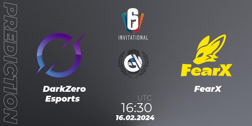 DarkZero Esports contre FearX : prédiction de match. 16.02.24. Rainbow Six, Six Invitational 2024 - Group Stage
