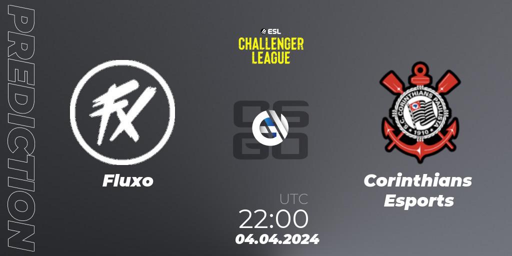 Fluxo contre Corinthians Esports : prédiction de match. 04.04.24. CS2 (CS:GO), ESL Challenger League Season 47: South America