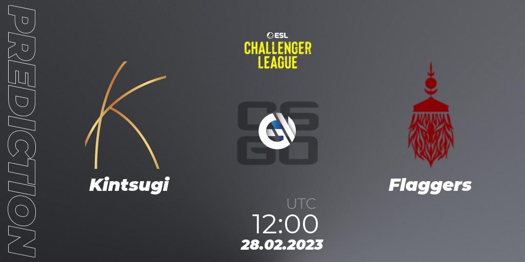 Kintsugi contre Flaggers : prédiction de match. 28.02.23. CS2 (CS:GO), ESL Challenger League Season 44: Asia-Pacific