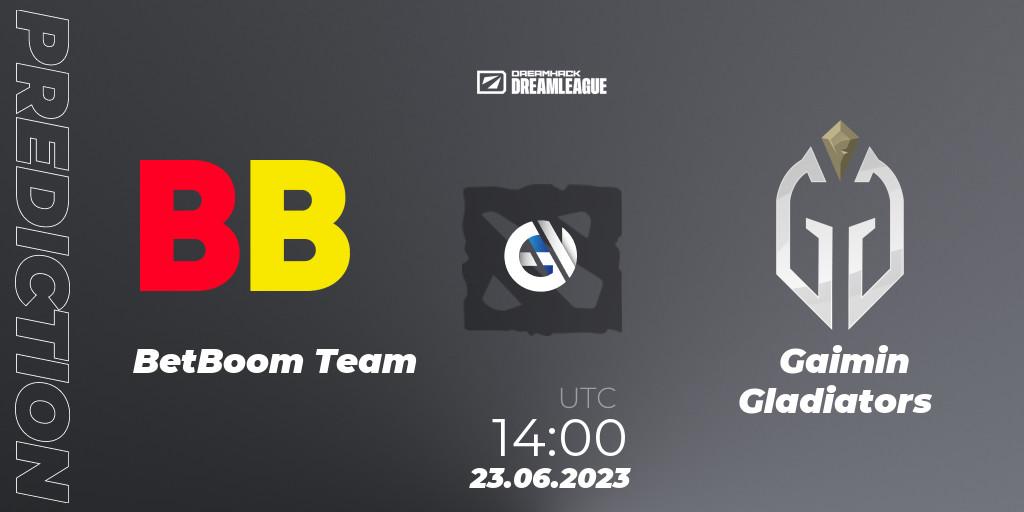 BetBoom Team contre Gaimin Gladiators : prédiction de match. 23.06.2023 at 13:55. Dota 2, DreamLeague Season 20 - Group Stage 2