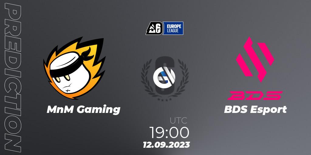 MnM Gaming contre BDS Esport : prédiction de match. 12.09.23. Rainbow Six, Europe League 2023 - Stage 2