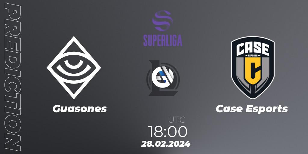 Guasones contre Case Esports : prédiction de match. 28.02.24. LoL, Superliga Spring 2024 - Group Stage