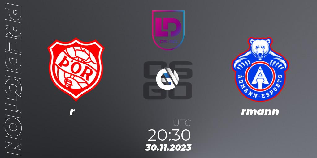 Þór contre Ármann : prédiction de match. 30.11.23. CS2 (CS:GO), Icelandic Esports League Season 8: Regular Season