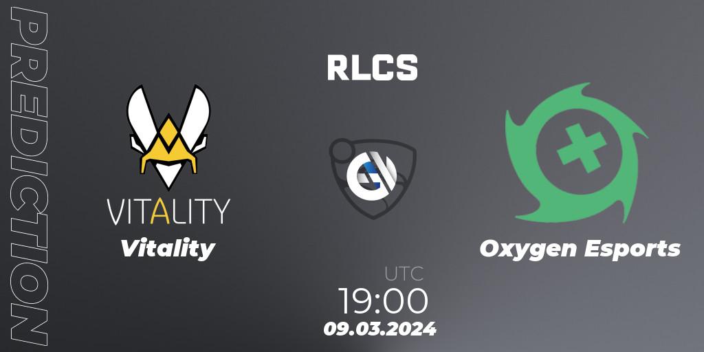 Vitality contre Oxygen Esports : prédiction de match. 09.03.2024 at 18:50. Rocket League, RLCS 2024 - Major 1: Europe Open Qualifier 3