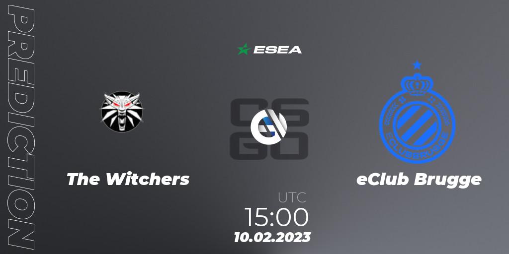 The Witchers contre eClub Brugge : prédiction de match. 10.02.23. CS2 (CS:GO), ESEA Season 44: Advanced Division - Europe