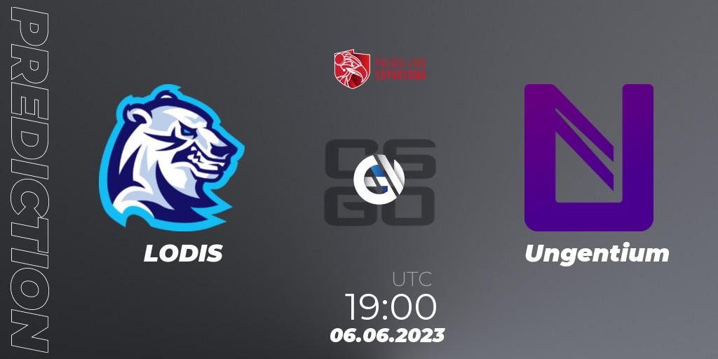 LODIS contre Ungentium : prédiction de match. 06.06.23. CS2 (CS:GO), Polish Esports League 2023 Split 2