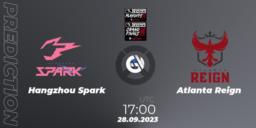 Hangzhou Spark contre Atlanta Reign : prédiction de match. 28.09.23. Overwatch, Overwatch League 2023 - Playoffs
