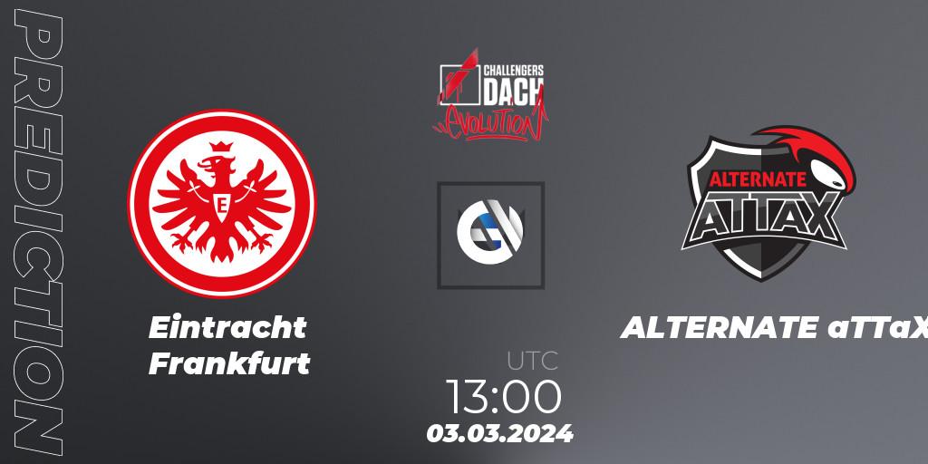 Eintracht Frankfurt contre ALTERNATE aTTaX : prédiction de match. 17.03.24. VALORANT, VALORANT Challengers 2024 DACH: Evolution Split 1