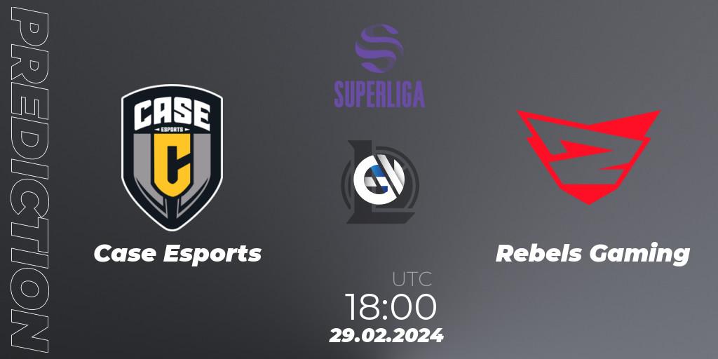 Case Esports contre Rebels Gaming : prédiction de match. 29.02.24. LoL, Superliga Spring 2024 - Group Stage