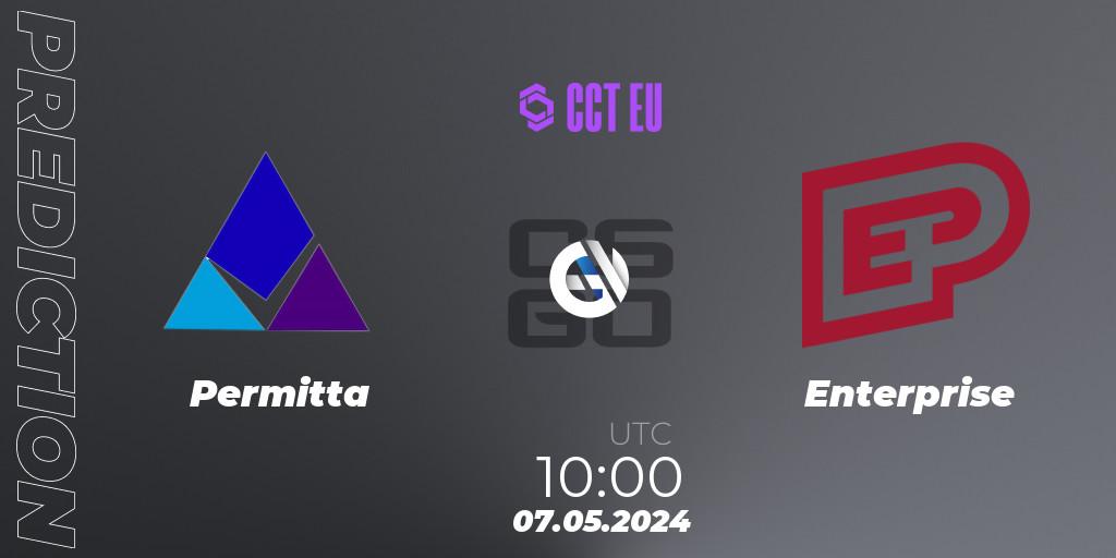 Permitta contre Enterprise : prédiction de match. 07.05.2024 at 10:00. Counter-Strike (CS2), CCT Season 2 Europe Series 2 