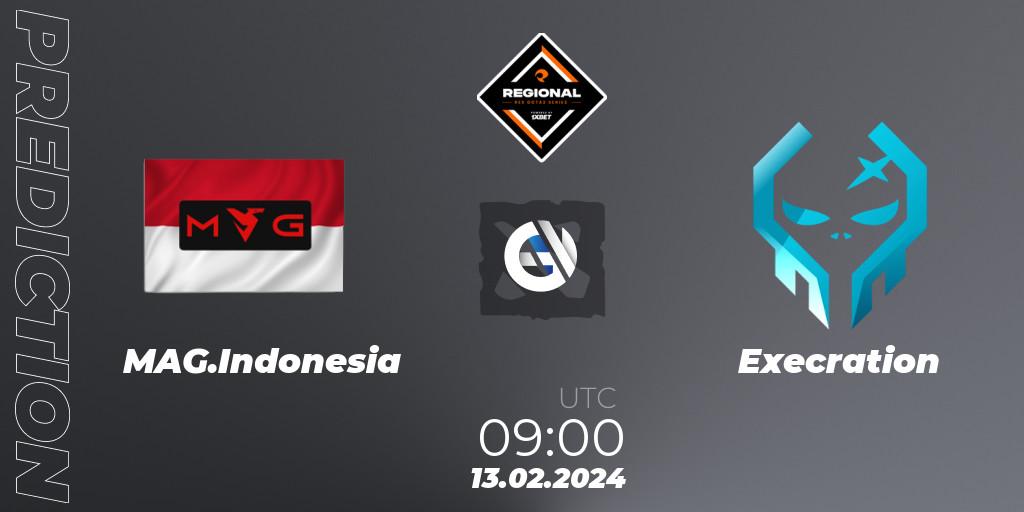 MAG.Indonesia contre Execration : prédiction de match. 13.02.2024 at 10:35. Dota 2, RES Regional Series: SEA #1