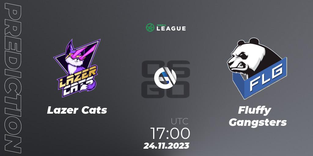 Lazer Cats contre Fluffy Gangsters : prédiction de match. 24.11.23. CS2 (CS:GO), ESEA Season 47: Advanced Division - Europe