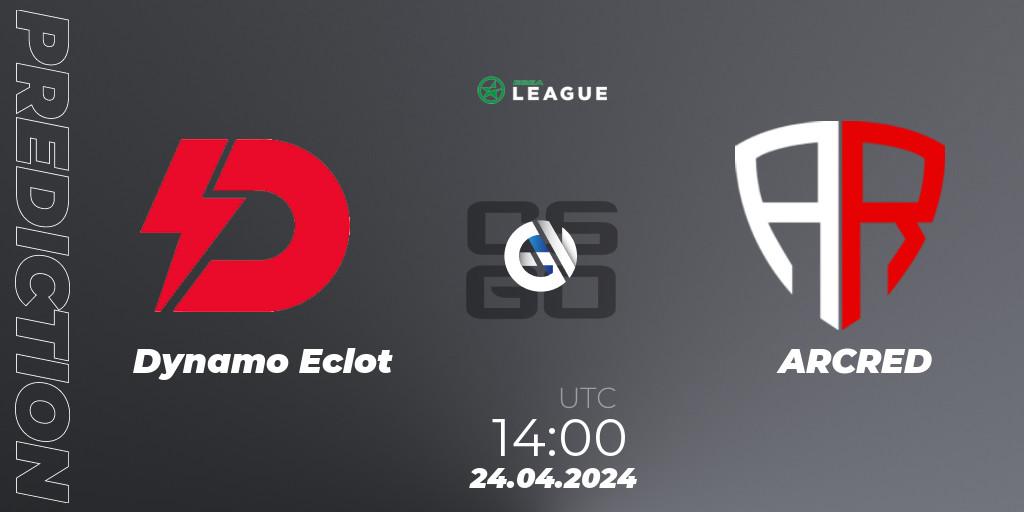 Dynamo Eclot contre ARCRED : prédiction de match. 24.04.24. CS2 (CS:GO), ESEA Season 49: Advanced Division - Europe