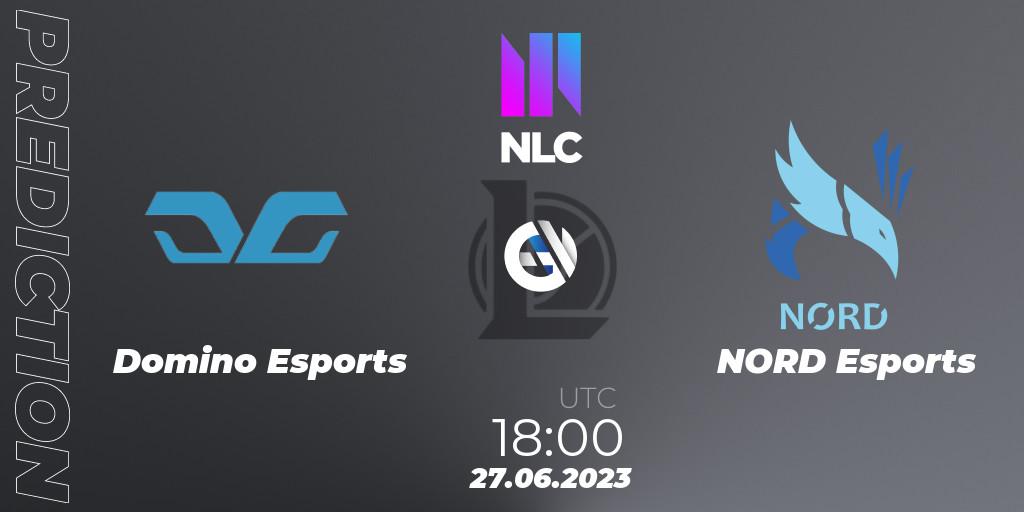 Domino Esports contre NORD Esports : prédiction de match. 27.06.2023 at 18:15. LoL, NLC Summer 2023 - Group Stage