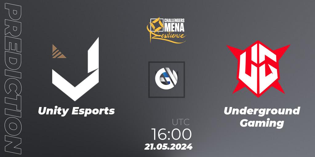 Unity Esports contre Underground Gaming : prédiction de match. 21.05.2024 at 16:00. VALORANT, VALORANT Challengers 2024 MENA: Resilience Split 2 - GCC and Iraq