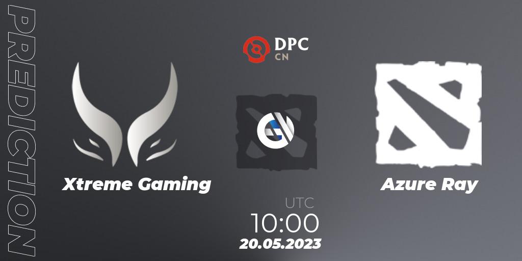 Xtreme Gaming contre Azure Ray : prédiction de match. 20.05.23. Dota 2, DPC 2023 Tour 3: CN Division I (Upper)