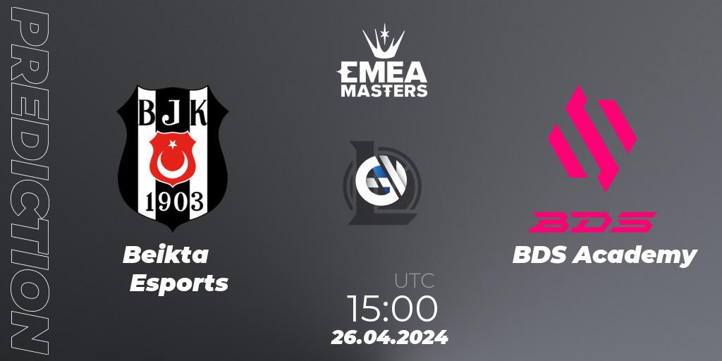 Beşiktaş Esports contre BDS Academy : prédiction de match. 26.04.24. LoL, EMEA Masters Spring 2024 - Playoffs