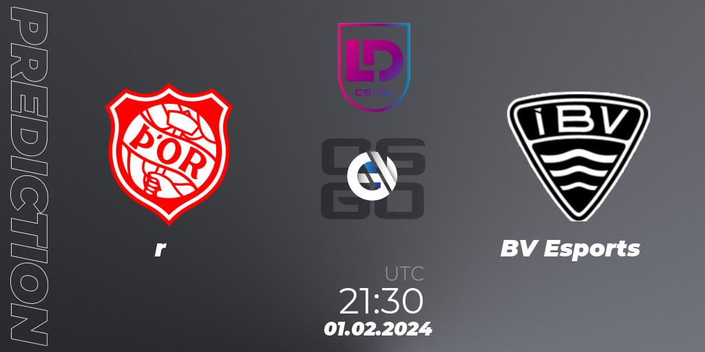 Þór contre ÍBV Esports : prédiction de match. 01.02.2024 at 20:30. Counter-Strike (CS2), Icelandic Esports League Season 8: Regular Season