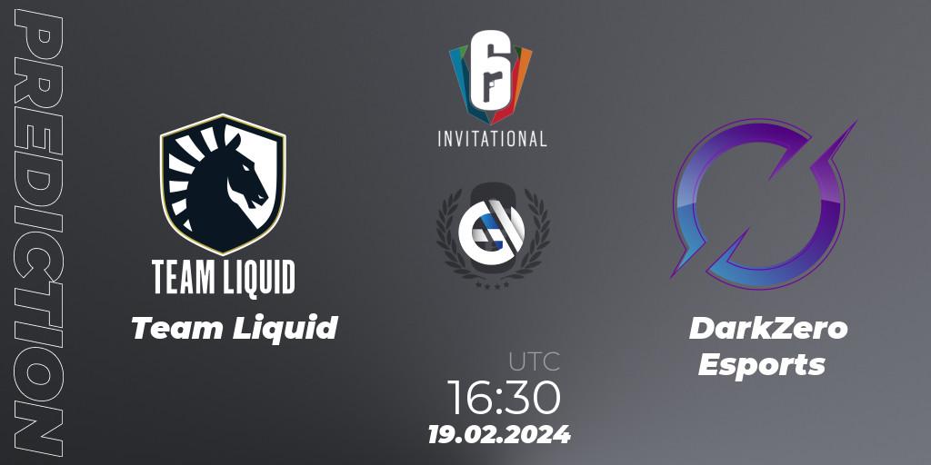 Team Liquid contre DarkZero Esports : prédiction de match. 19.02.24. Rainbow Six, Six Invitational 2024