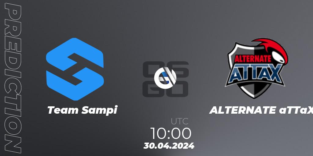 Team Sampi contre ALTERNATE aTTaX : prédiction de match. 30.04.24. CS2 (CS:GO), HellCup #9