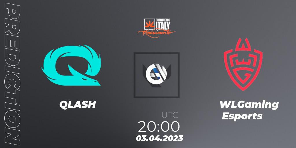 QLASH contre WLGaming Esports : prédiction de match. 03.04.2023 at 20:10. VALORANT, VALORANT Challengers 2023 Italy: Rinascimento Split 2
