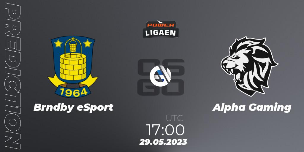 Brøndby eSport contre Alpha Gaming : prédiction de match. 29.05.2023 at 17:00. Counter-Strike (CS2), Dust2.dk Ligaen Season 23