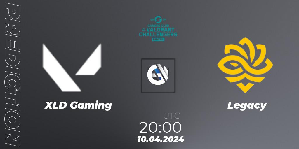 XLD Gaming contre Legacy : prédiction de match. 10.04.2024 at 20:00. VALORANT, VALORANT Challengers Brazil 2024: Split 1