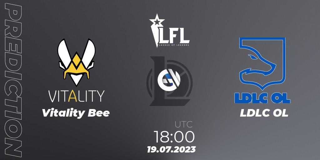 Vitality Bee contre LDLC OL : prédiction de match. 19.07.23. LoL, LFL Summer 2023 - Group Stage