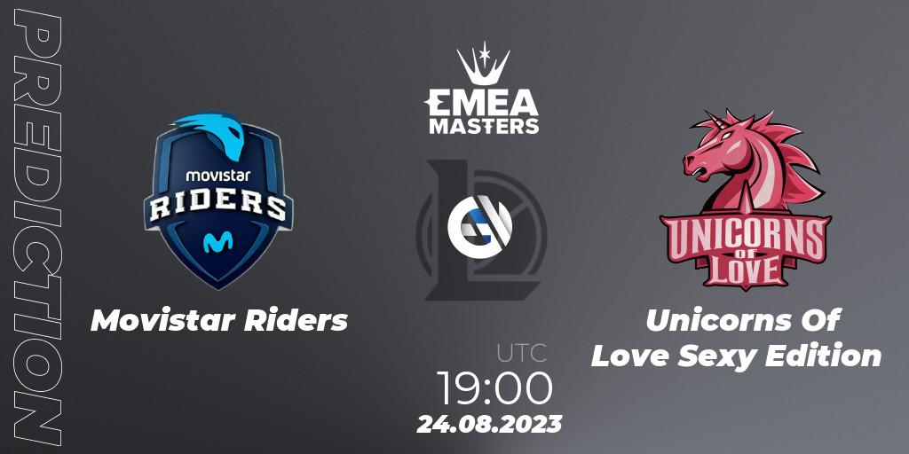Movistar Riders contre Unicorns Of Love Sexy Edition : prédiction de match. 24.08.23. LoL, EMEA Masters Summer 2023