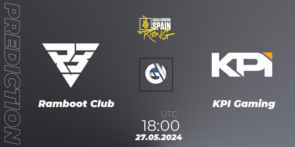 Ramboot Club contre KPI Gaming : prédiction de match. 27.05.2024 at 18:00. VALORANT, VALORANT Challengers 2024 Spain: Rising Split 2