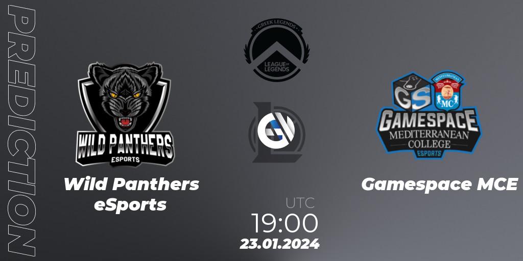 Wild Panthers eSports contre Gamespace MCE : prédiction de match. 23.01.2024 at 19:00. LoL, GLL Spring 2024
