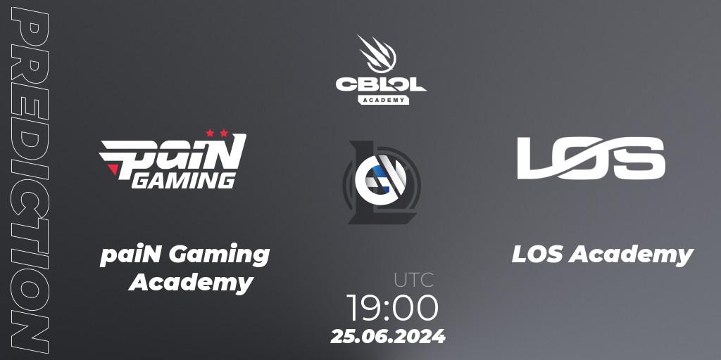 paiN Gaming Academy contre LOS Academy : prédiction de match. 25.06.2024 at 19:00. LoL, CBLOL Academy 2024