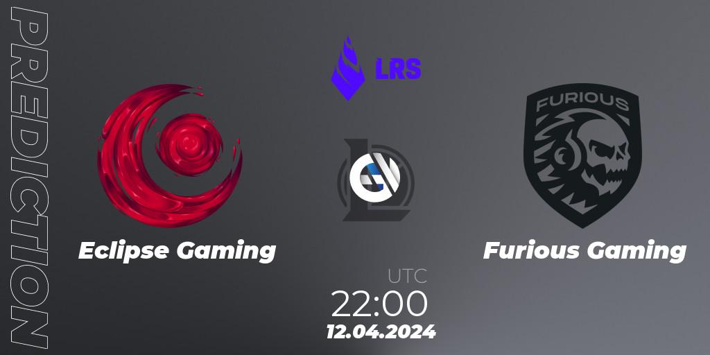 Eclipse Gaming contre Furious Gaming : prédiction de match. 12.04.24. LoL, Liga Regional Sur 2024