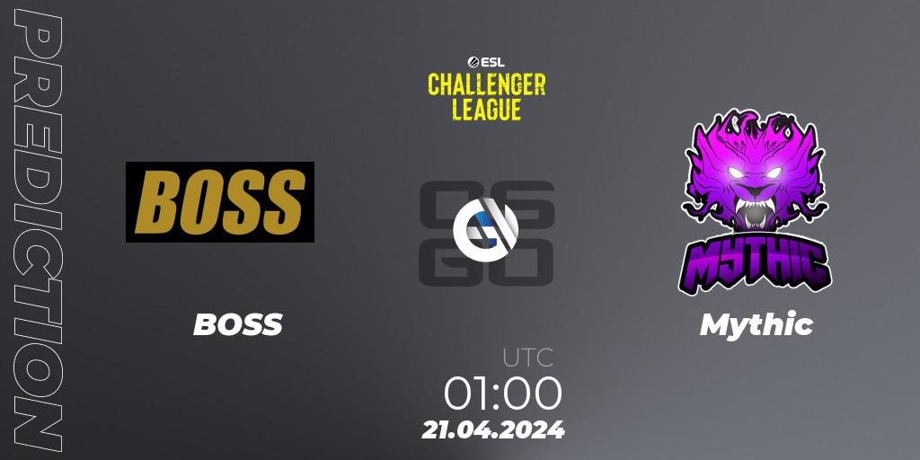 BOSS contre Mythic : prédiction de match. 25.04.24. CS2 (CS:GO), ESL Challenger League Season 47: North America
