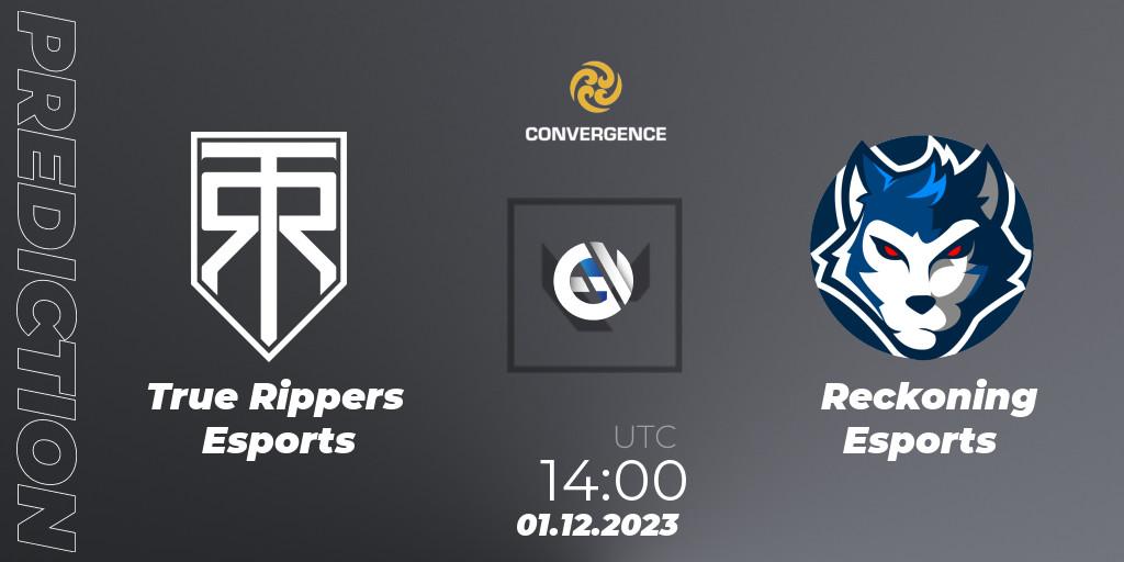 True Rippers Esports contre Reckoning Esports : prédiction de match. 02.12.23. VALORANT, Convergence 2023